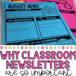 classroom newsletter templates
