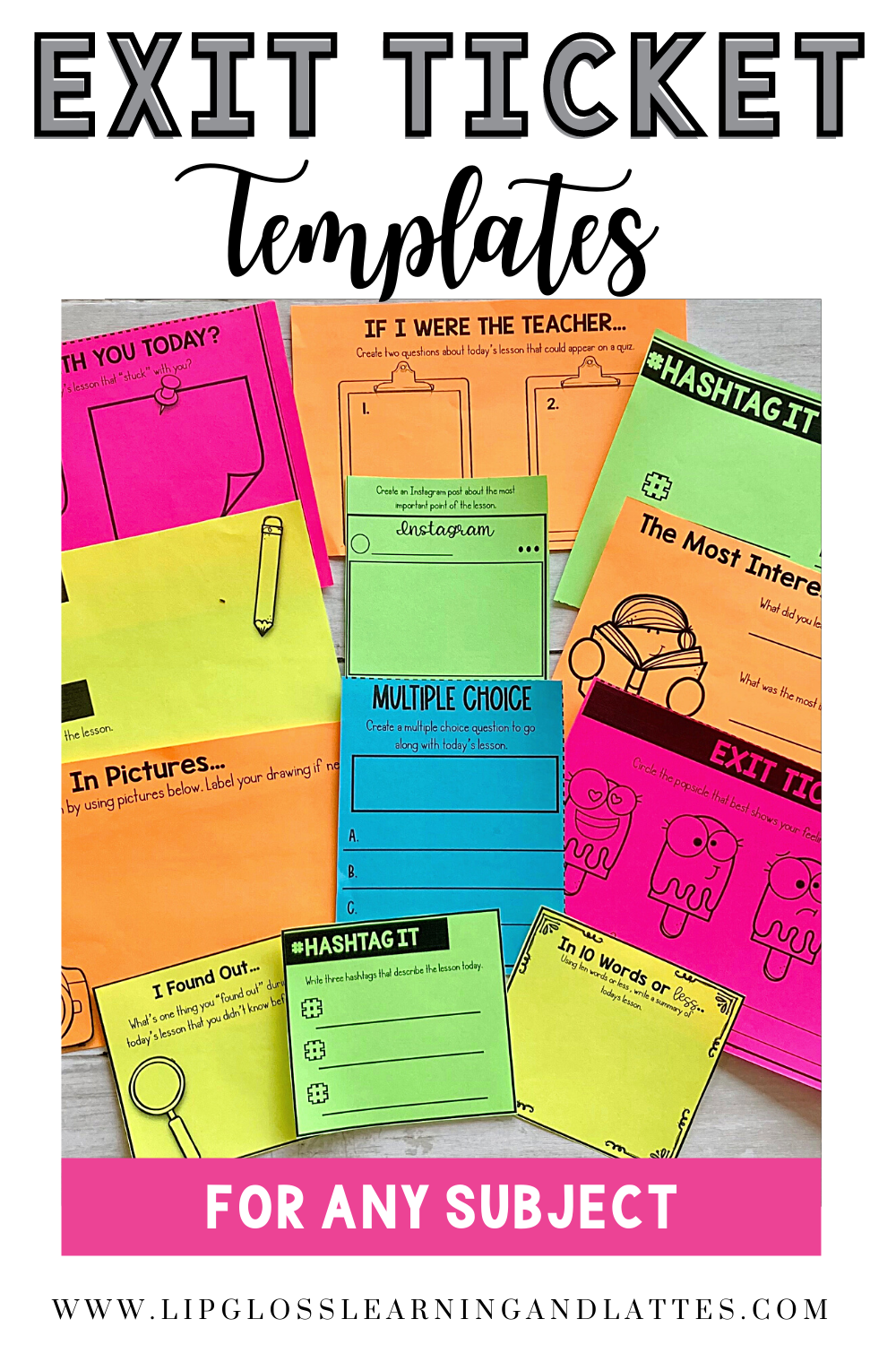 exit-ticket-templates-to-use-with-any-subject 