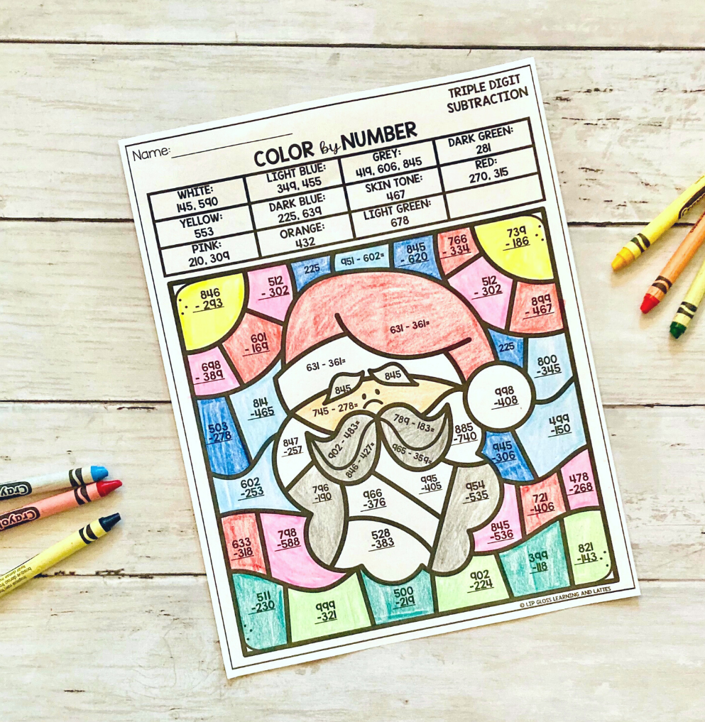 christmas-color-by-number-addition-and-subtraction-sheets