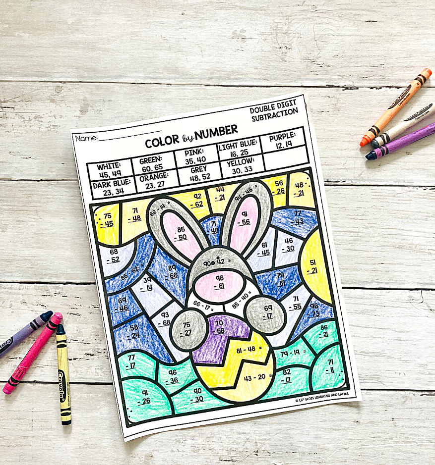easter-addition-and-subtraction-color-by-number-worksheets