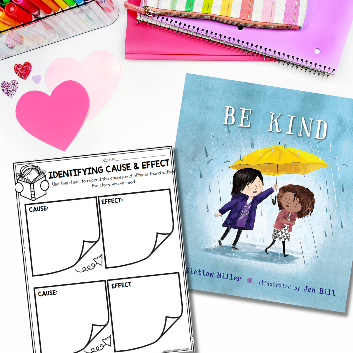 Books for back to school activities for be kind.