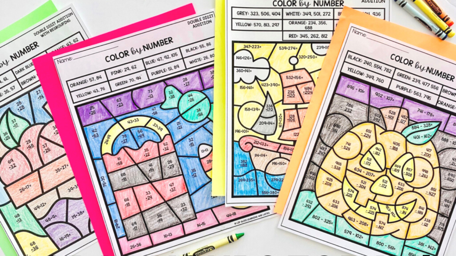 Teach 3 Digit Addition With Regrouping - Lip Gloss Learning and Lattes