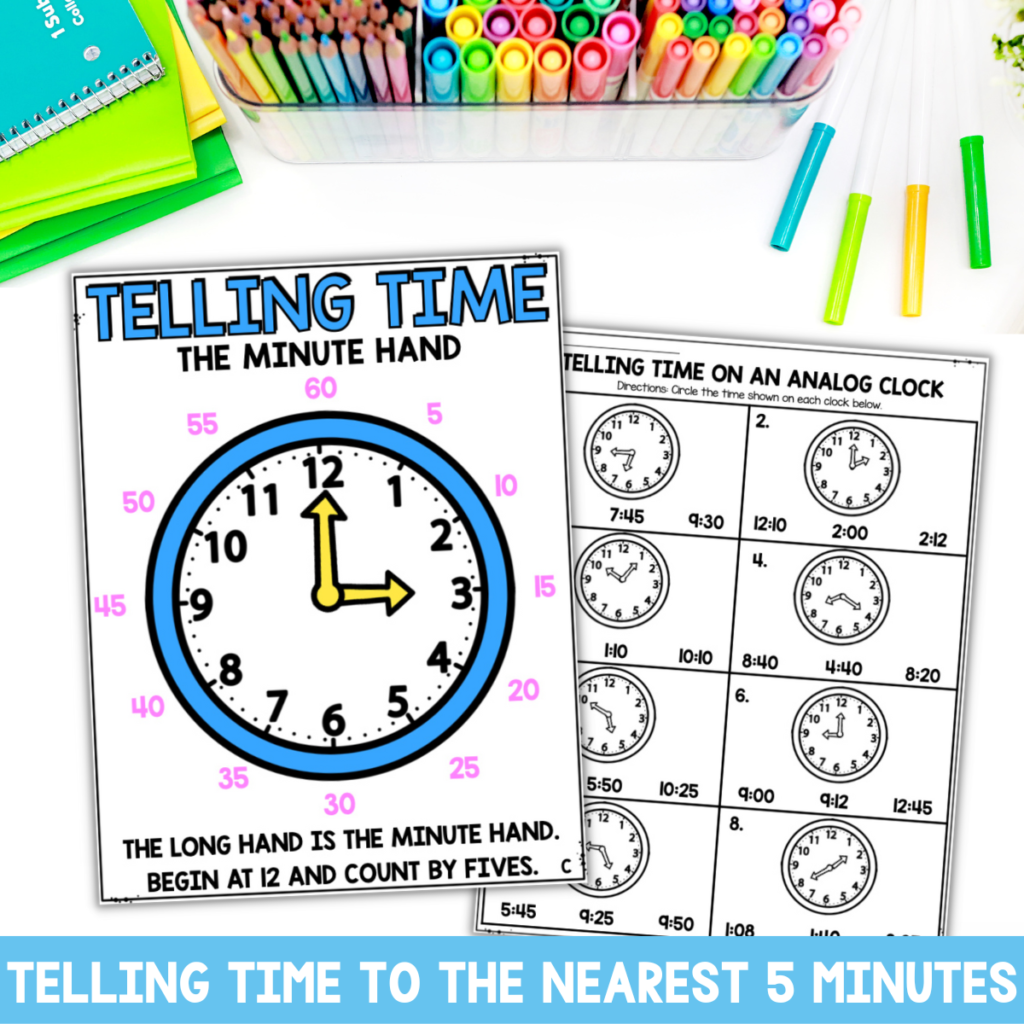 How to Teach Telling Time: Telling Time Lesson Plans and Activities ...