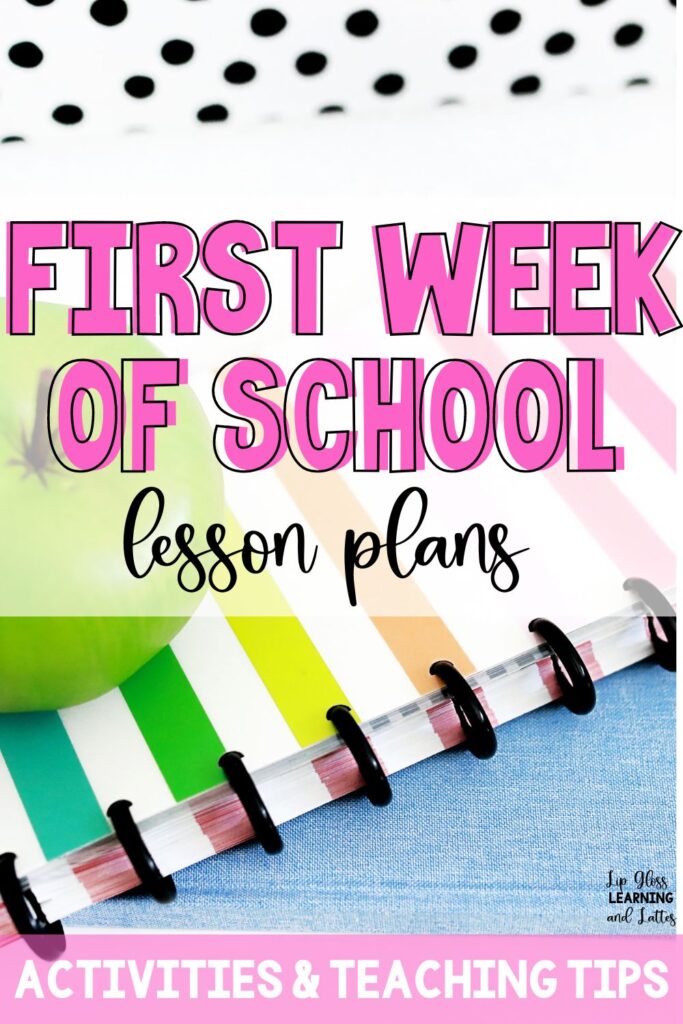 first-weekof-school-lesson-plans