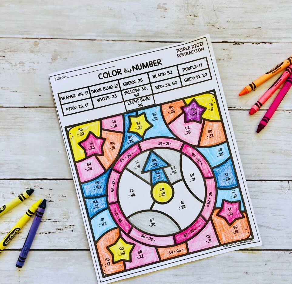 new-years-math-color-by-number-worksheets