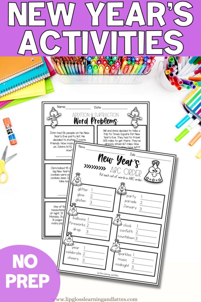 new-years-activities-math-and-reading-comprehension