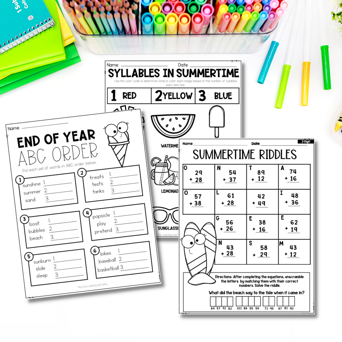 end-of-the-year-2nd-and-3rd-grade-math-and-ela-activities
