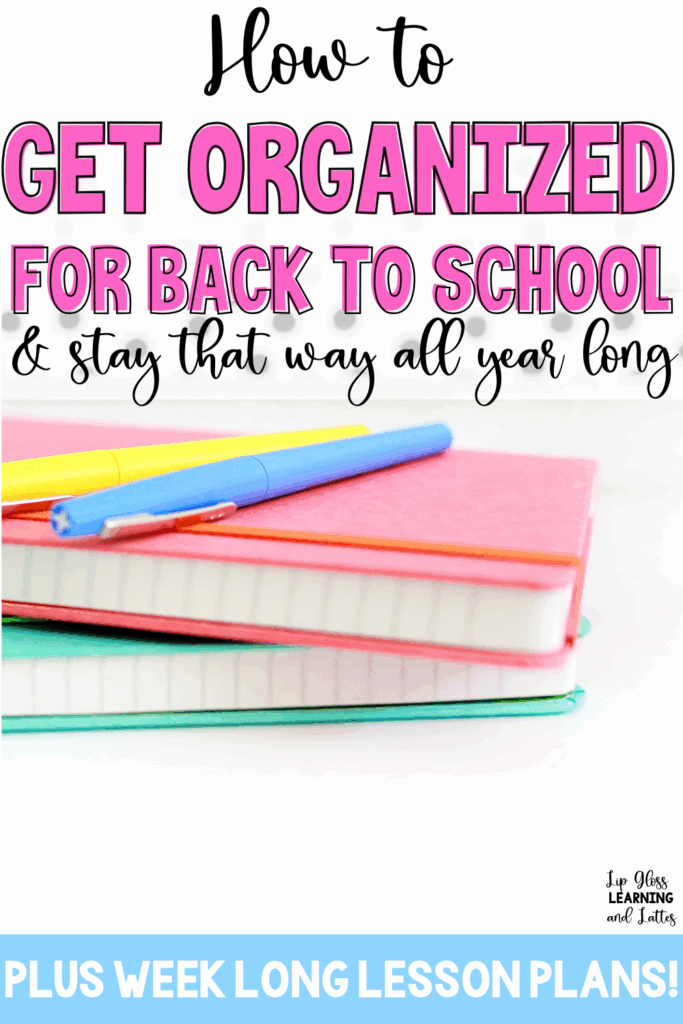How to get organized for back to school - and stay that way all year long.
